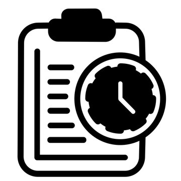 vector illustration of a timeline program