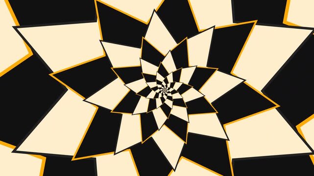 Gear cog wormhole optical illusion op art tech tunnel