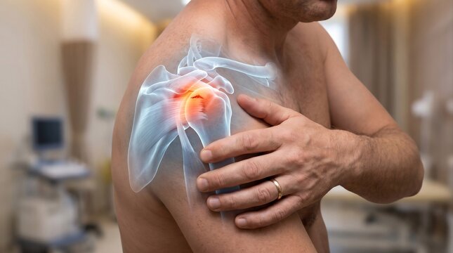 Rotator Cuff Tear With Shoulder Pain Anatomy Visualization