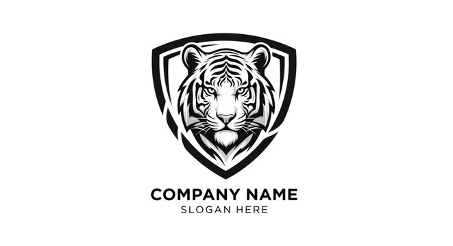 Bold Tiger Head Emblem