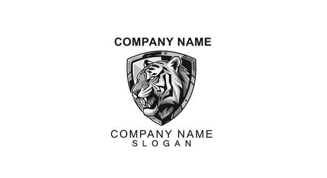 Silver Lion Head Emblem