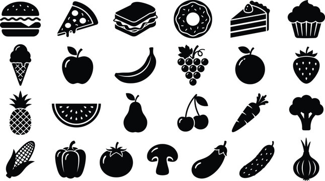 Black and white of various musical instruments, including brass, woodwind, percussion, and string types