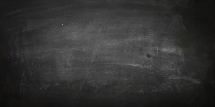 Classic Blackboard Texture Background : Vintage Chalk Surface with Distressed Academic Grunge Effect