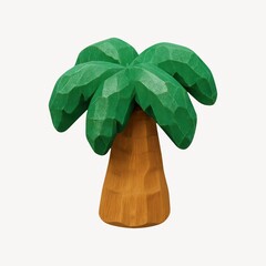 Obraz premium Tropical palm tree illustration