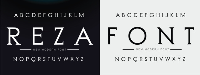 REZA Creative alphabet multi-colored font, for your logo design, bright colorful letters A, B, C, D, E, F, G, H, I, J, K, L, M, N, O, P, Q, R, S, T, U, V, W, X, Y, Z, vector illustration 10EPS. © Kitti_Pie