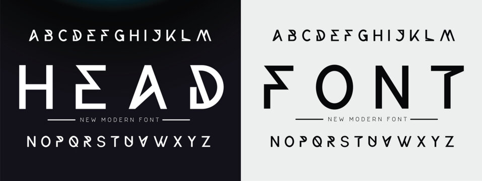 HEAD Creative alphabet multi-colored font, for your logo design, bright colorful letters A, B, C, D, E, F, G, H, I, J, K, L, M, N, O, P, Q, R, S, T, U, V, W, X, Y, Z, vector illustration 10EPS.