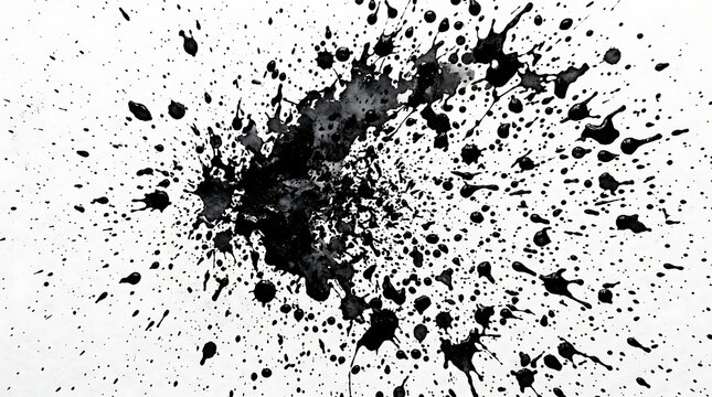 Dramatic intense speed burst with dark splatters and lines moving fast