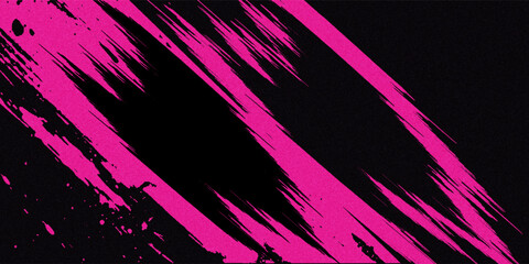 Car sticker wrap banner abstract sporty lines pink blue greenish grunge color combination brush storm thunder modern pattern racing motorsport. © Hosinah