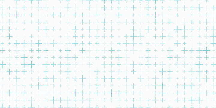 Medical healthcare seamless background. Green blue cross pattern. Repeating plus symbol wallpaper. Vector hospital pattern. Tech backdrop for presentation, banner, booklet, brochure, leaflet, poster