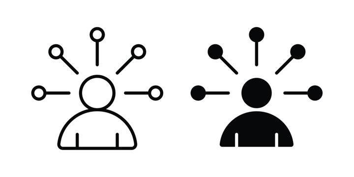 Skills set icon for graphic design projects and web designs