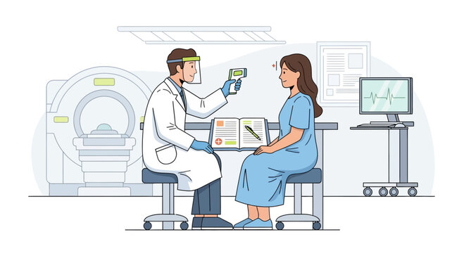Medical Professional Checking the Body Temperature of Patient During Health Examination