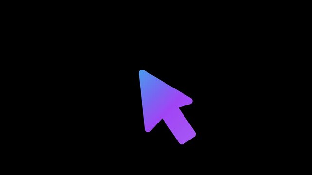 Cosmic Particle City Cursor Click Animation
