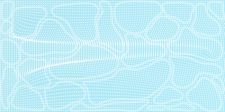 Blue and white water ripples light surface overlay background. 3d clear ocean surface pattern with reflection effect backdrop. Marble desaturated texture.