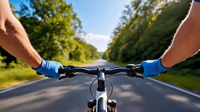 man on bike