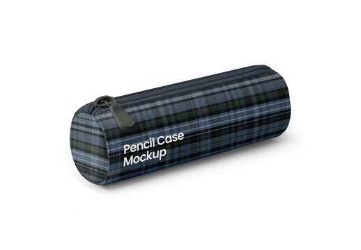 Pencil Case Mockup Design for Advertising Layout and Communication