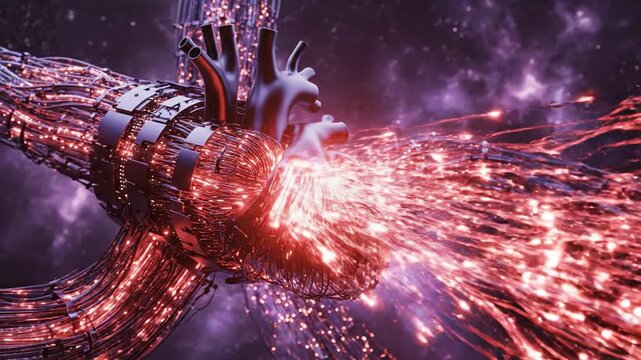Technological Heart Pulsing With Energy and Data