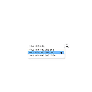 Search Bar Logo Reveal Minimal UI Animated Typewriter Square Social Intro