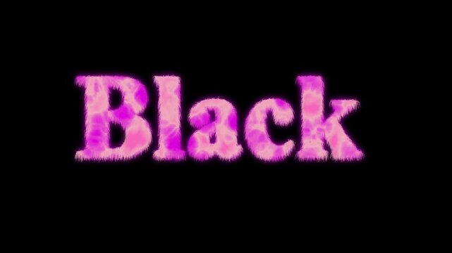 black  text  glitch effects on a black background.
