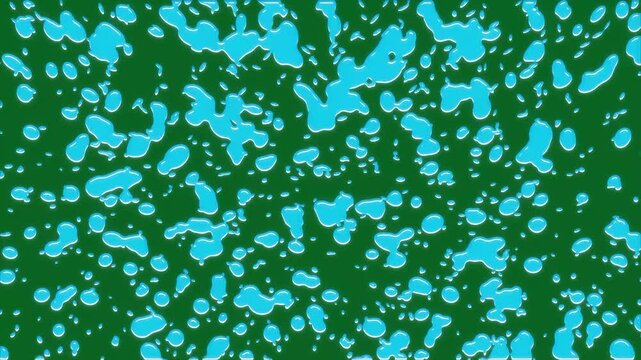Flash FX animation with cartoon water explosion, cartoon water splash animation with upward droplets and fluid motion, hand drawn liquid spark light, anime style shine effects created on green screen