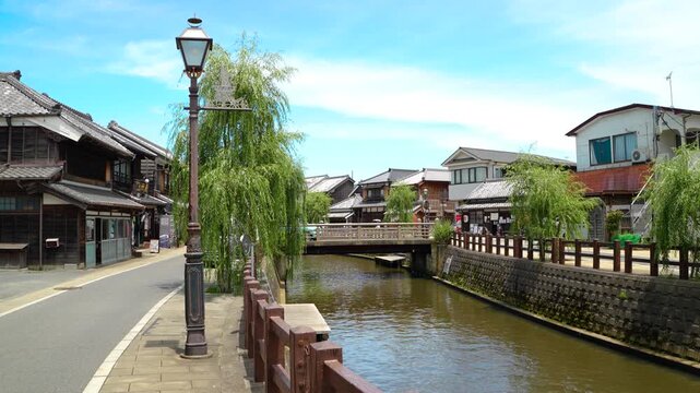千葉県・小江戸 水郷佐原の町並み