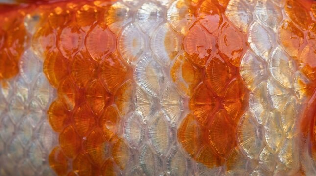 Koi fish scales