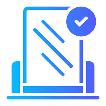 mirror gradient icon