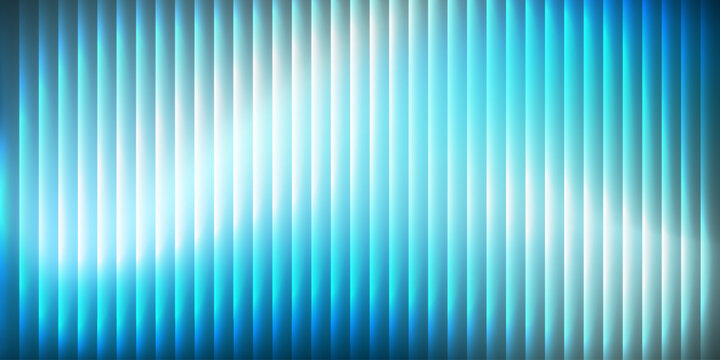 Sky Blue Background Glass Texture for Ribbed Glass Gradient and Effect Pattern Abstract, Background Glitch Soft with Linear Light Prism and Vibrant Geometric. Stripes Glass with Fluted Poster