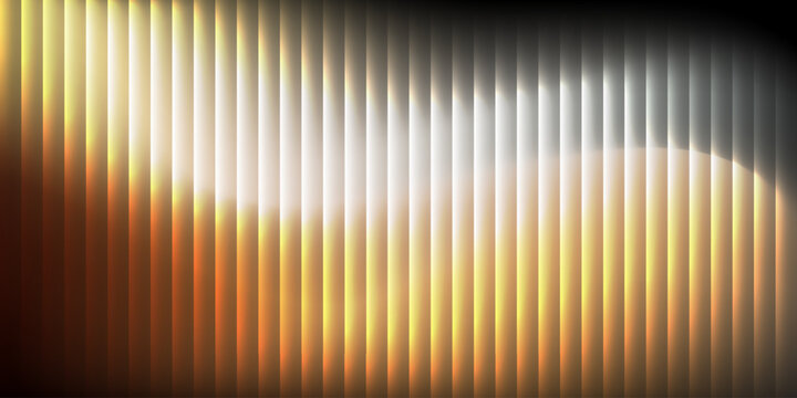 White Yellow Background Glass Texture for Ribbed Glass Gradient and Effect Pattern Abstract, Background Glitch Soft with Linear Light Prism and Vibrant Geometric. Stripes Glass with Fluted Poster