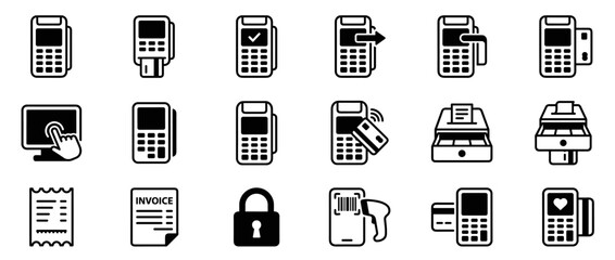 Fototapeta premium Group of smartphones and mobile devices collection.