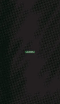 Abstract Black Halftone Gradient Background with Metallic Dot Texture Pattern