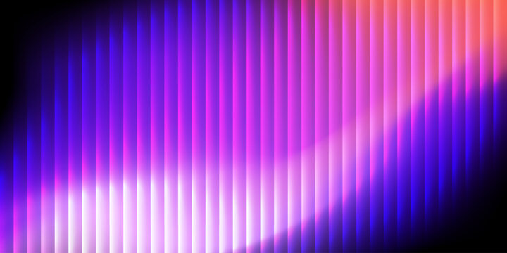 Blue Purple Background Glass Texture for Ribbed Glass Gradient and Effect Pattern Abstract, Background Glitch Soft with Linear Light Prism and Vibrant Geometric. Stripes Glass with Fluted Poster