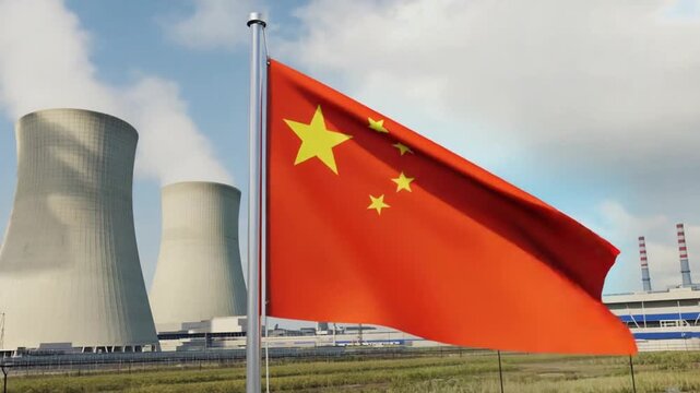 Nuclear power plant in China.
