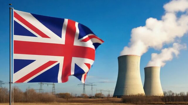 Nuclear power plant in the UK.
