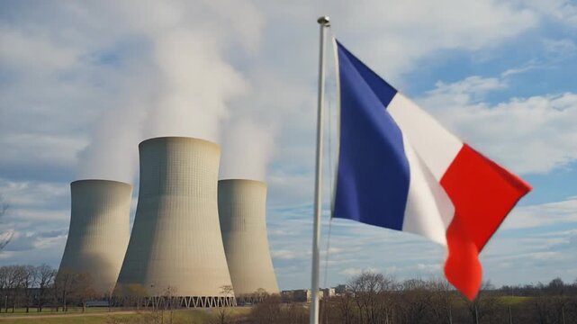 Nuclear power plant in France.