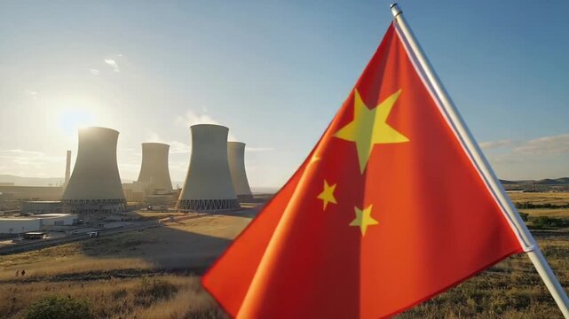 Nuclear power plant in China.
