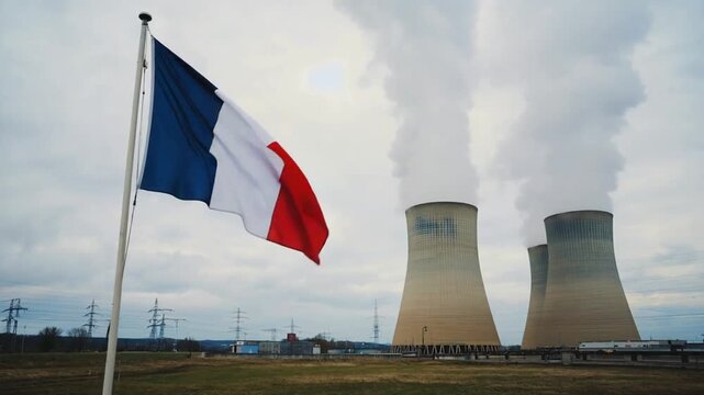Nuclear power plant in France.