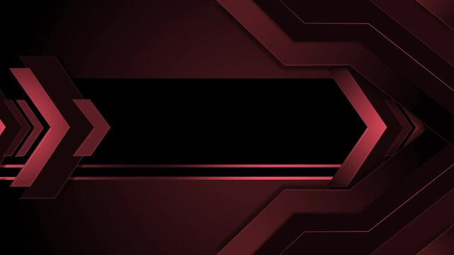 Abstract geometric arrows with layered chevrons and diagonal lines background animation