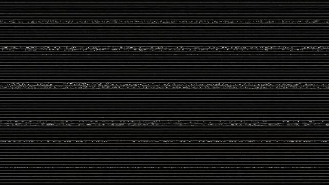 Retro VHS glitch static noise background loop animation with analog scanlines and digital interference