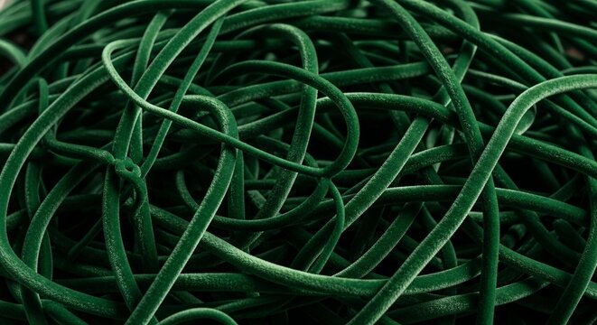 Green entangled lines
