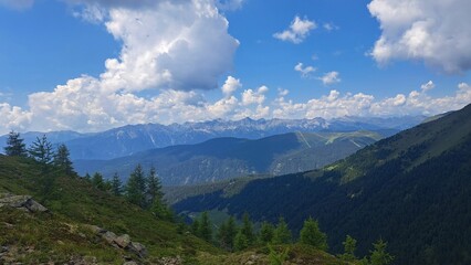 Fototapeta premium idyllic mountain scenery