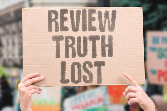"Review truth lost" Authentic feedback is hard to find. AUTHENTIC. TRUTH. HARD. FIND. HONEST.