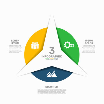 Modern business infographic template featuring colorful star segments with line icons. Vector illustration.