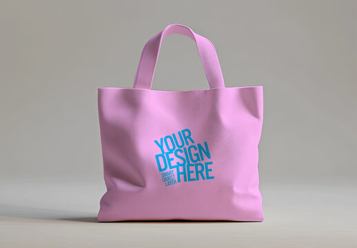 Mock up of a tote bag 