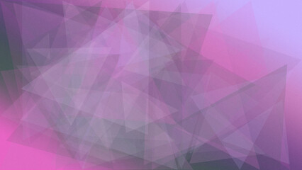 Fototapeta premium A dreamy abstract purple polygon background with layered low-poly facets and a soft gradient glow, ideal for web headers, presentations, and creative branding.