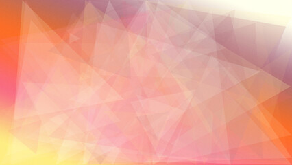 Obraz premium A warm polygonal abstract backdrop with soft sunset colors and gentle light flares, creating a modern dreamy mood for web, branding, and presentation design.