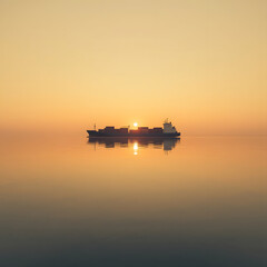 Fototapeta premium ship in the sea