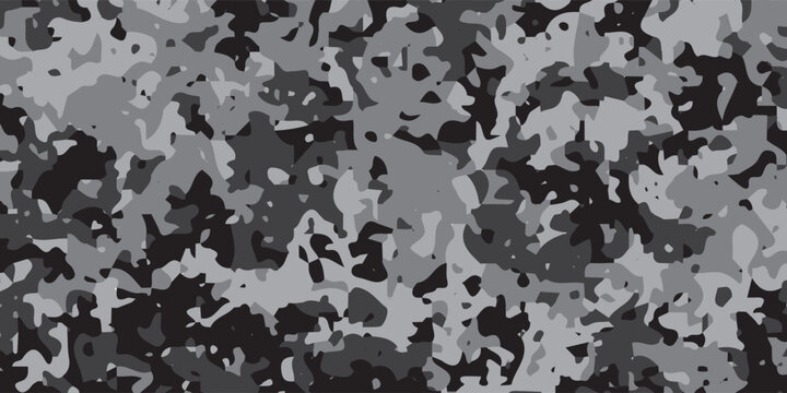 Seamless Classic Camouflage abstract pattern, Military Camouflage repeat pattern design for Army background, printing clothes, fabrics, sport t-shirts jersey, web banners, posters, cards and wallpaper