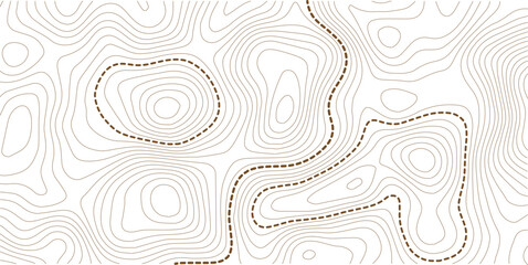 Topographic map lines, contour background. Background of the topographic map. Image grid geographic relief topographic contour line maps cartography texture © MstMomena