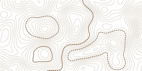 Topographic map lines, contour background. Background of the topographic map. Image grid geographic relief topographic contour line maps cartography texture © MstMomena
