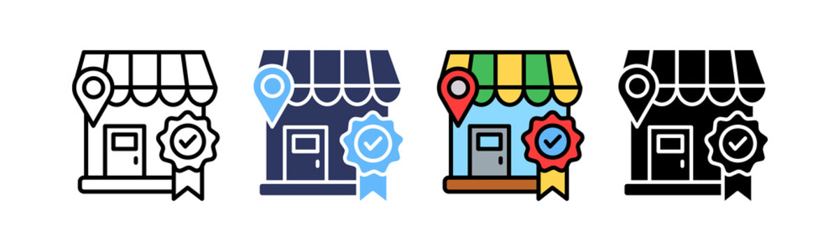Market Example multiple icon